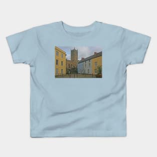 Town Square, Axbridge, Somerset, February 2024 Kids T-Shirt